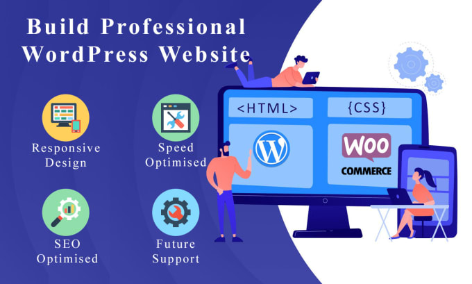 I will design and develop a professional wordpress website for you