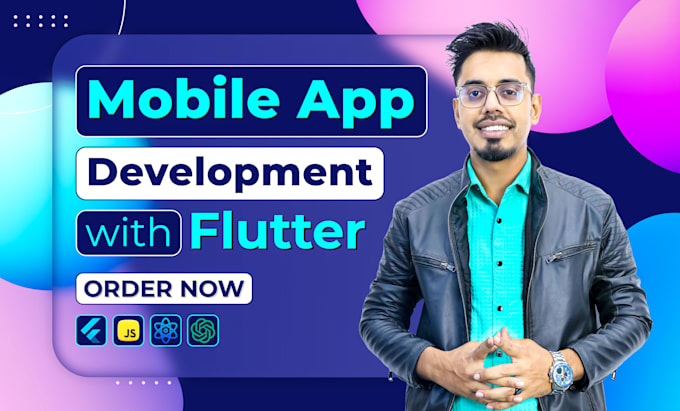 I will do mobile app development, android and ios app developer using flutter
