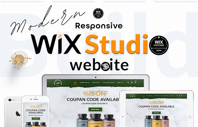 I will build a custom responsive wix website or rebuild the store