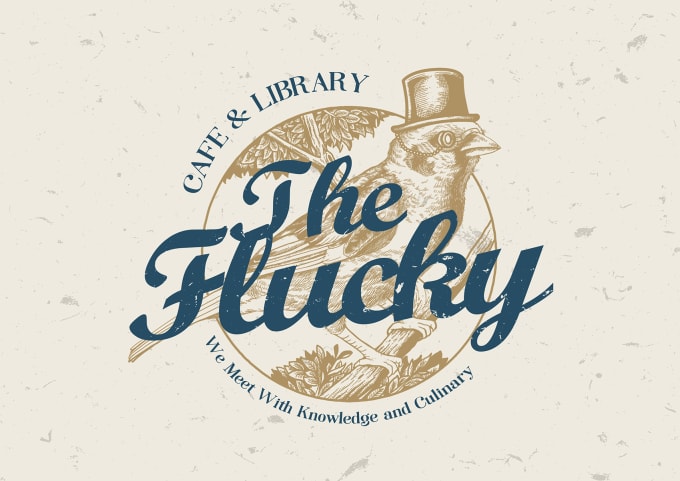 I will design hand drawn vintage logo