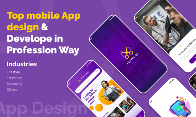 I will do mobile apps designing and development