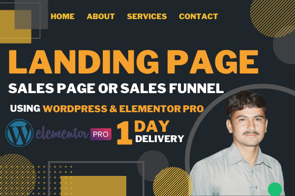 I will build wordpress landing page sales page or sales funnel