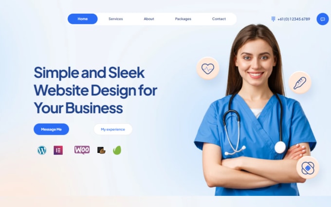 I will design wordpress website on bluehost godaddy siteground hostinger hostgator