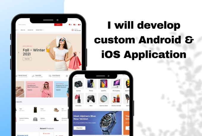 I will develop professional android and ios application