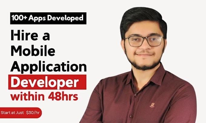 I will do mobile app development for ios app and android app using react native