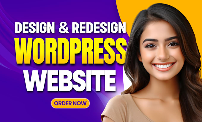 I will build wordpress website, redesign wordpress or business website development