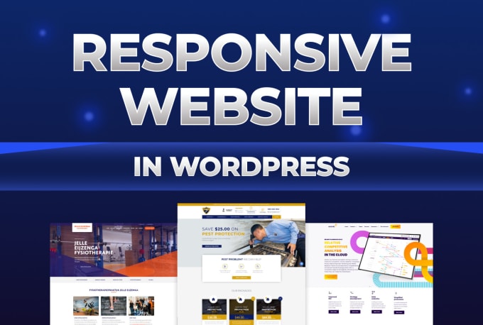 I will do super fast responsive wordpress website development using elementor pro