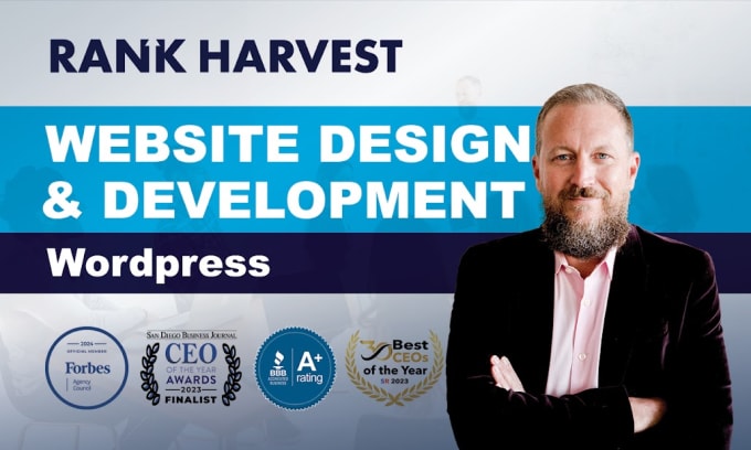 Our agency will design and develop your custom wordpress website