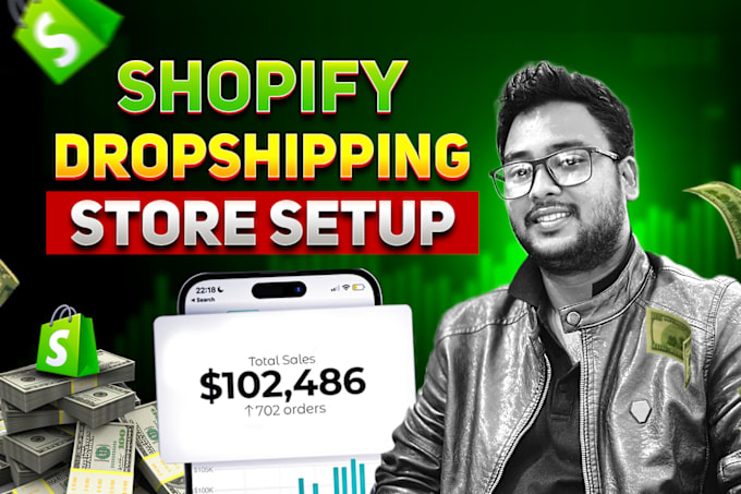 I will setup shopify dropshipping store, manage shopify store