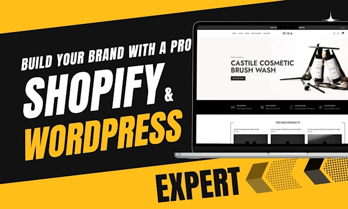 I will build shopify ecommerce website or shopify store development