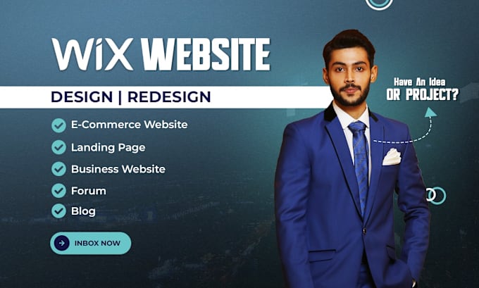 I will do wix website design or redesign wix website or wix online store