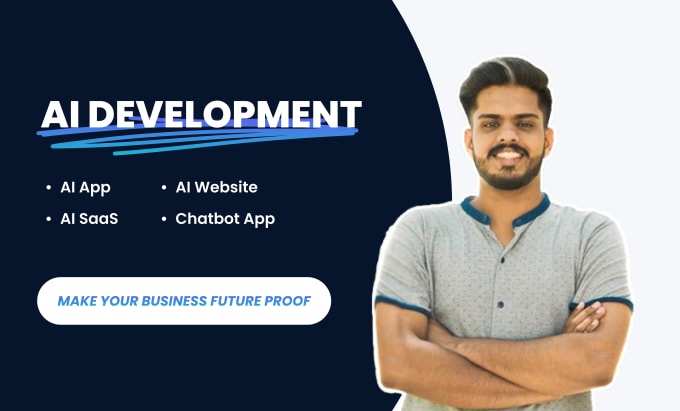 I will develop ai app, ai saas, ai website, ai chatbot app for you