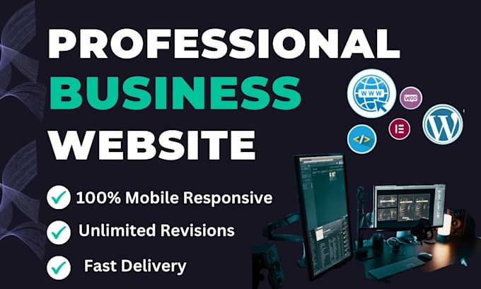 I will design and develop a professional business website