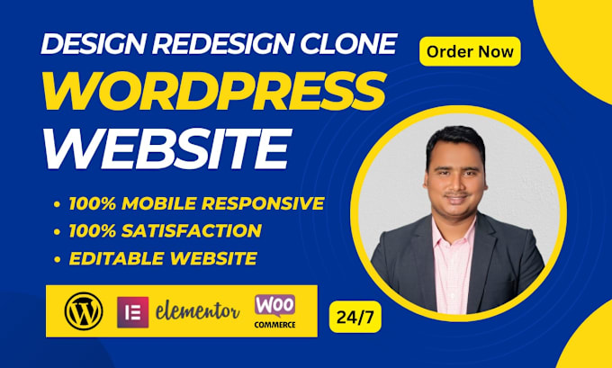 I will duplicate, redesign, copy clone website or design wordpress website