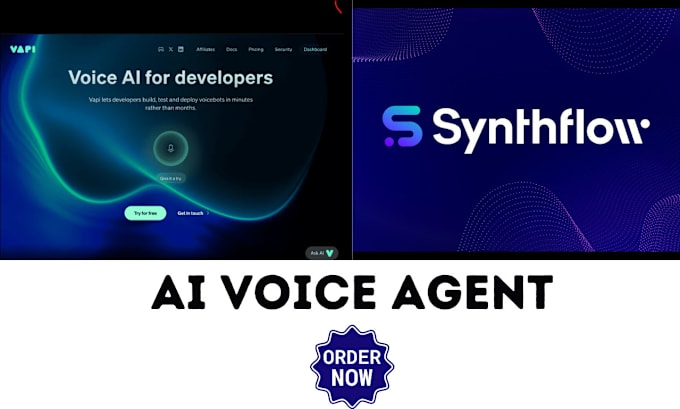 I will create virtual assistant voice for cold calling using synthflow ai, or vapi ai