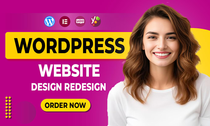 I will build wordpress website development, clone, redesign, design, wordpress website