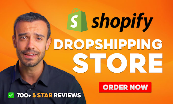 I will build you an automated dropshipping shopify store shopify website
