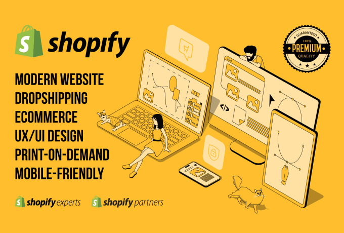 I will help build responsive modern ecommerce shopify website