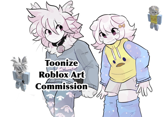 I will create artwork for your roblox avatar in my art style