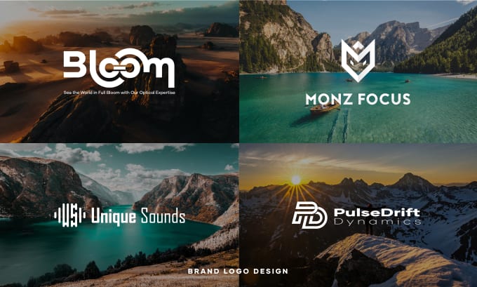 I will do modern, minimalist professional custom brand  logo design