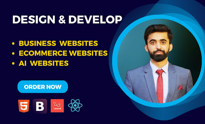 I will be your ai website designer and web developer in tailwind, laravel, python