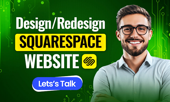 I will do responsive squarespace website, design or redesign squarespace landing page