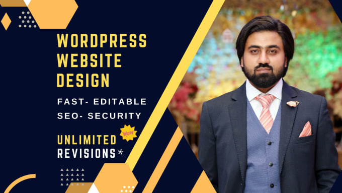 I will create responsive wordpress website design and development