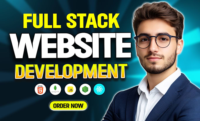 I will build website development, custom website design as mern or full stack developer