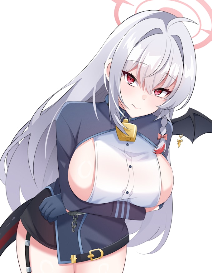 I will make anime character illustration in a in my style