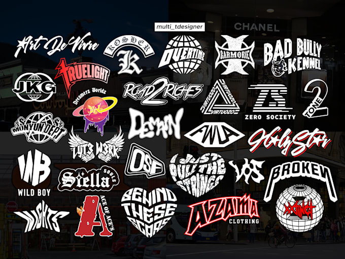 I will be your urban clothing brand logo designer