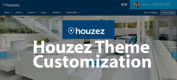 I will customize houzez theme equipped to be live