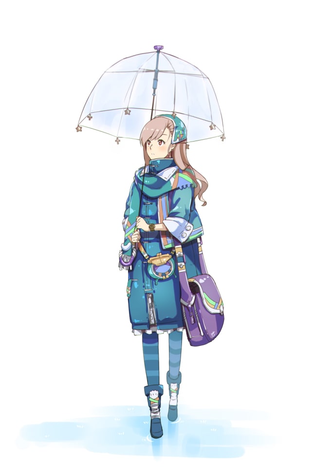 I will draw anime manga illustration