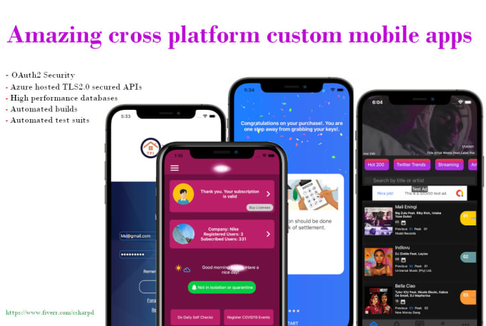 I will build cross platform maui apps