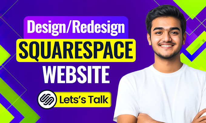 I will build squarespace website, design or redesign squarespace, website development