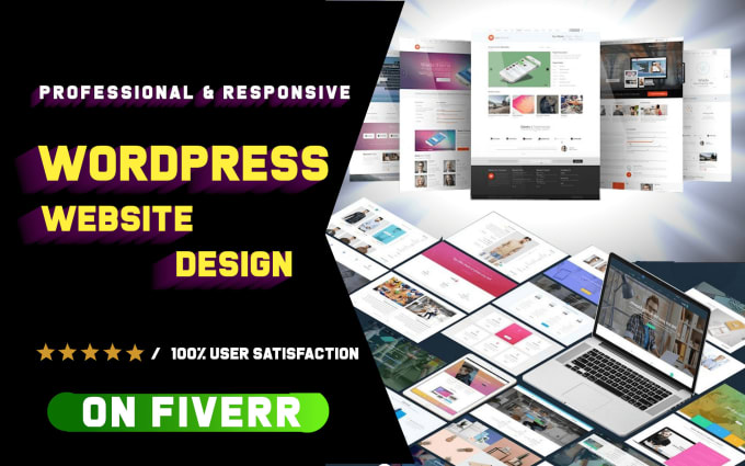 I will build modern wordpress website design for your business
