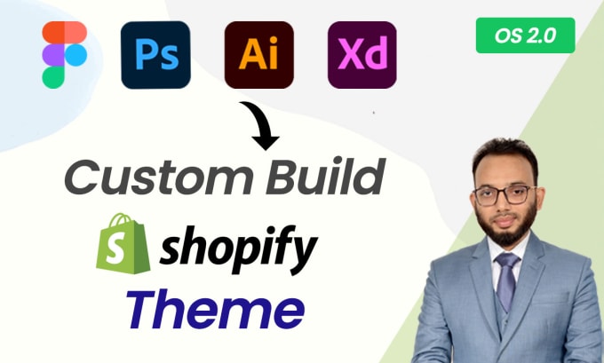 I will do shopify landing page design, figma to shopify, xd to shopify, HTML to shopify