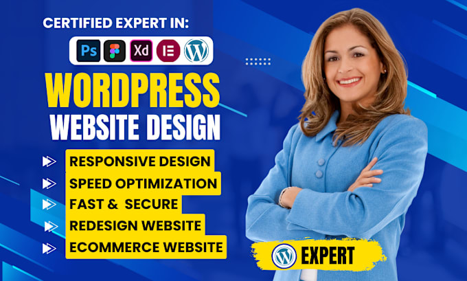 I will do wordpress website development or design, redesign wordpress website