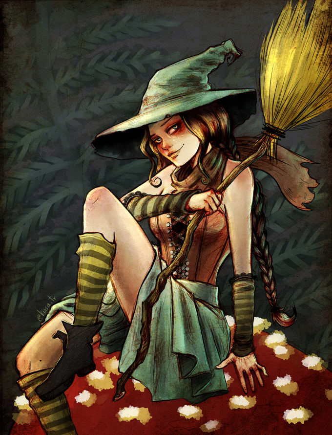 I will draw any fantasy character that you want