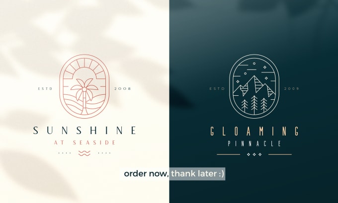 I will do premium minimalist line art logo design