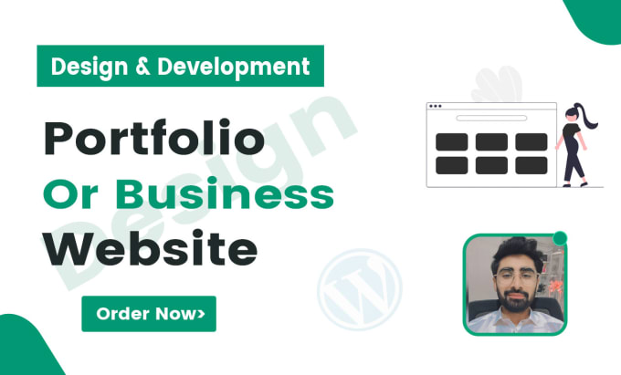 I will create a personal portfolio or business portfolio website