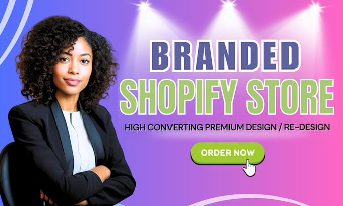 I will create shopify dropshipping store, shopify website, shopify store redesign
