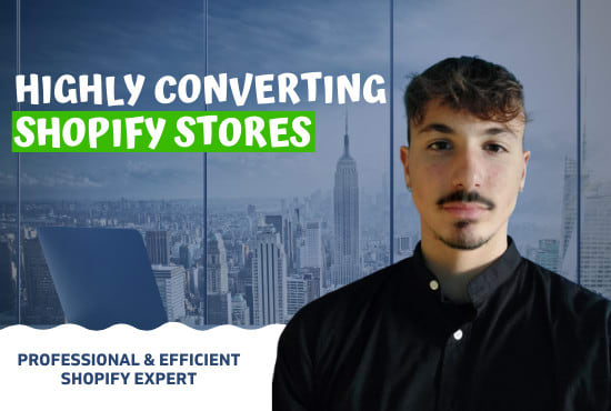 I will create high converting shopify digital products store