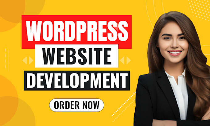 I will do wordpress website development, build, rebuild, design or redesign wordpress