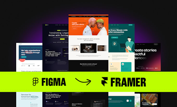 I will convert figma to framer, framer responsive website design