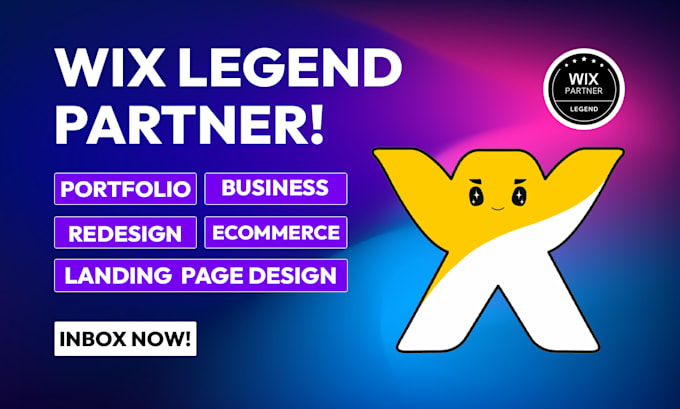 I will design wix website, redesign wix website or wix landing page design