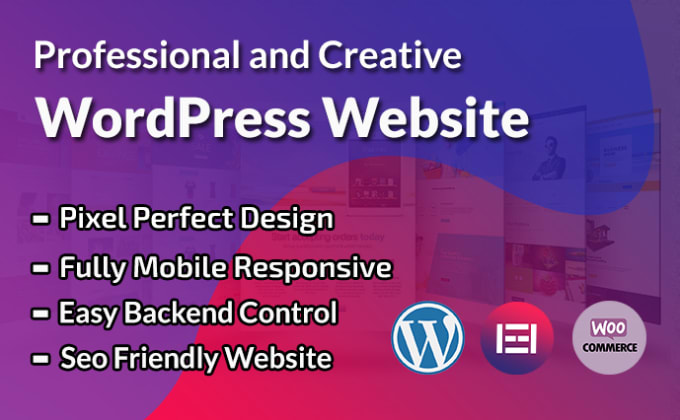 I will create clean wordpress website for business, landing page developer