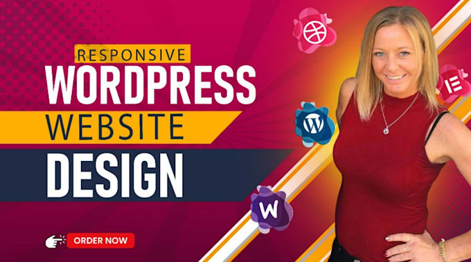 I will build responsive wordpress website design and website development