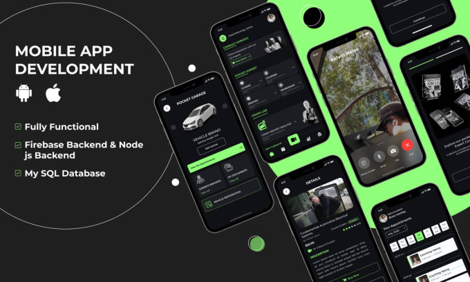 I will create android and ios mobile app development with flutter