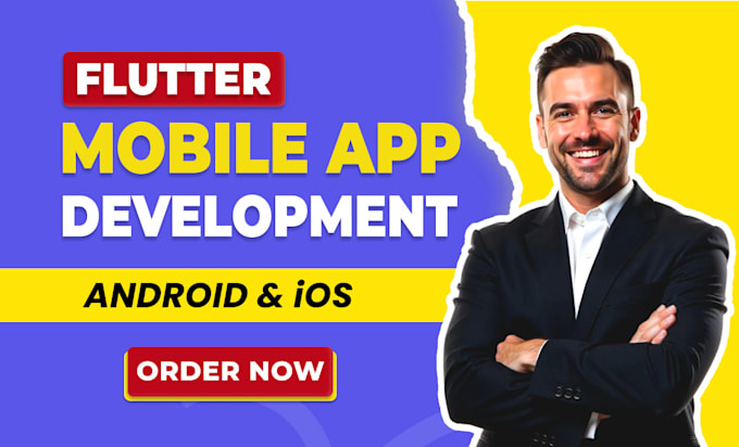Our agency will develop android and  ios mobile apps using flutter