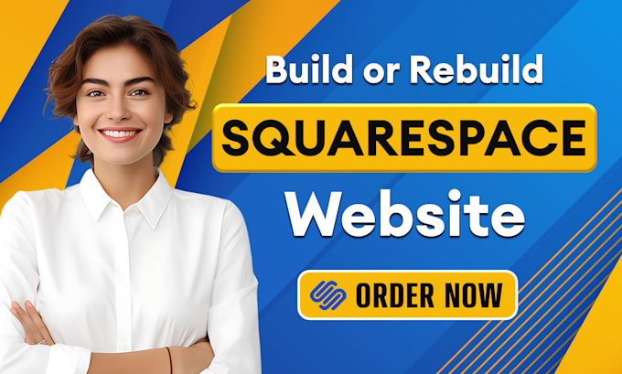 I will design or redesign modern squarespace website, website development